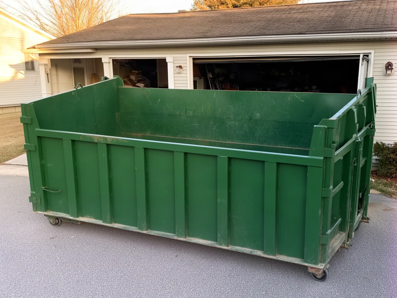 Roll-off dumpster from Tinsley's Chattanooga Dumpster Rental in Chattanooga, TN